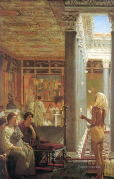 Egyptian juggler Romantic Sir Lawrence Alma Tadema Oil Paintings